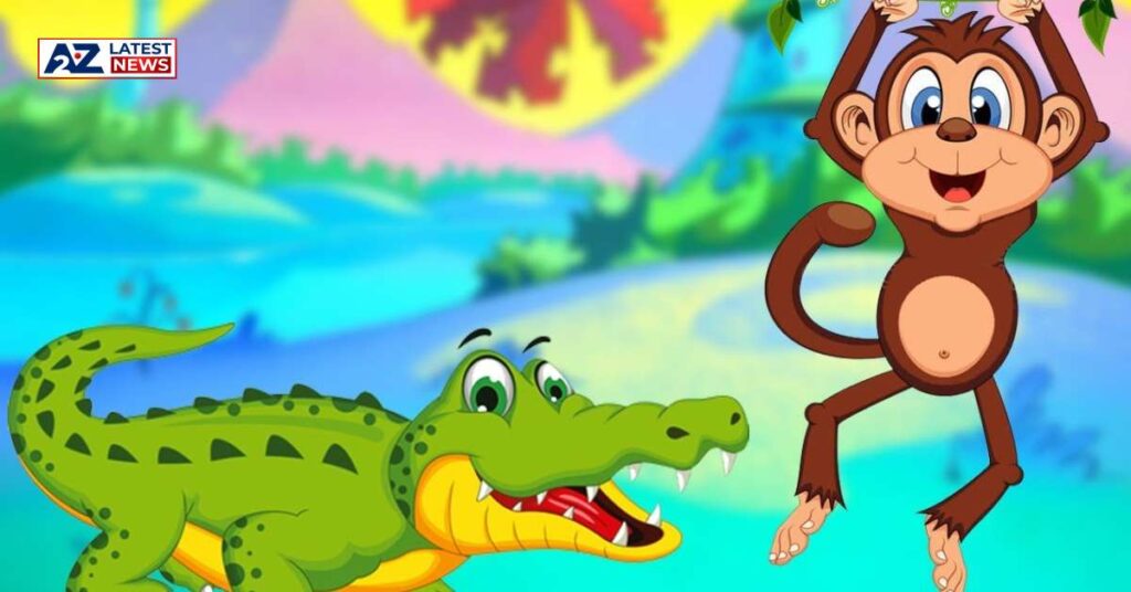 Monkey and crocodile