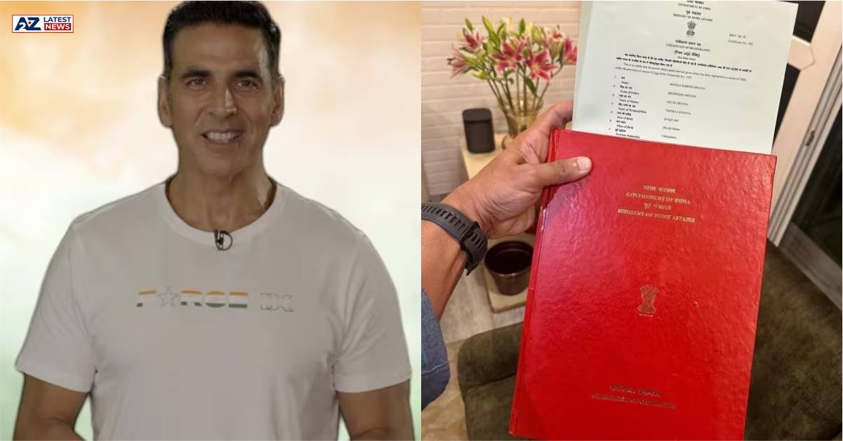 Akshay Kumar Citizenship: Akshay Kumar को मिली भारतीय नागरिकता : कहा, “दिल और सिटीजनशिप, दोनों हिंदुस्तानी”